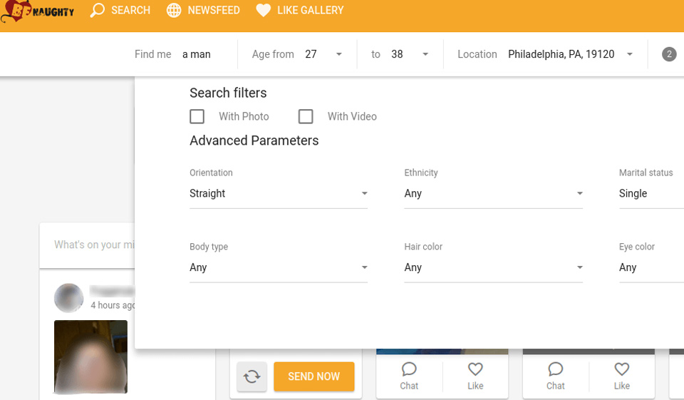 BeNaughty-Mitgliedschaftsoptionen