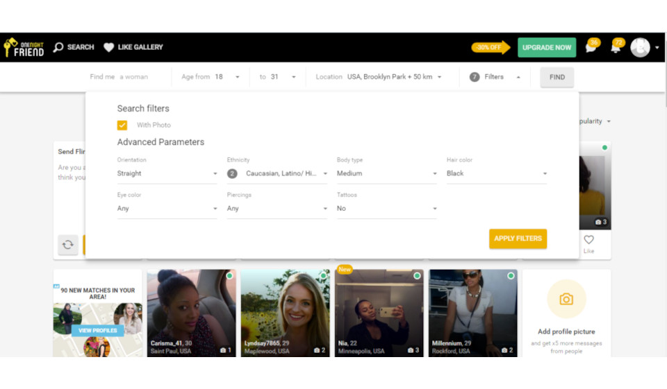 ¿Quién usa OneNightFriend?